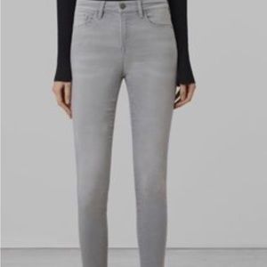 Women’s All Saints light grey Mast skinny Jean size 30